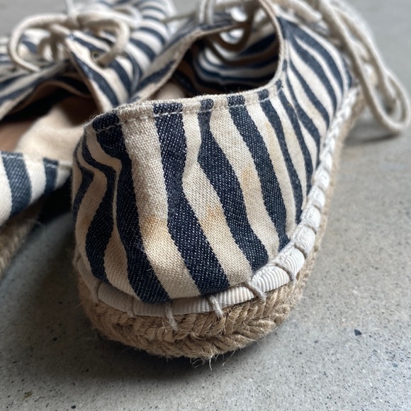 JCREW Stripped Espadrilles Shoes - Picture 4 of 8